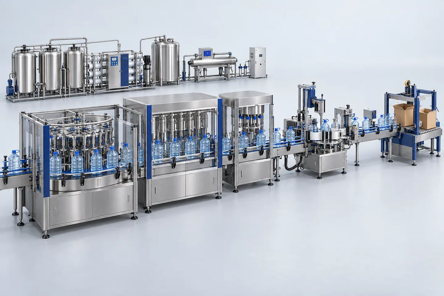 5L / 10L Home-Pack Water Bottling Line — representative equipment illustration