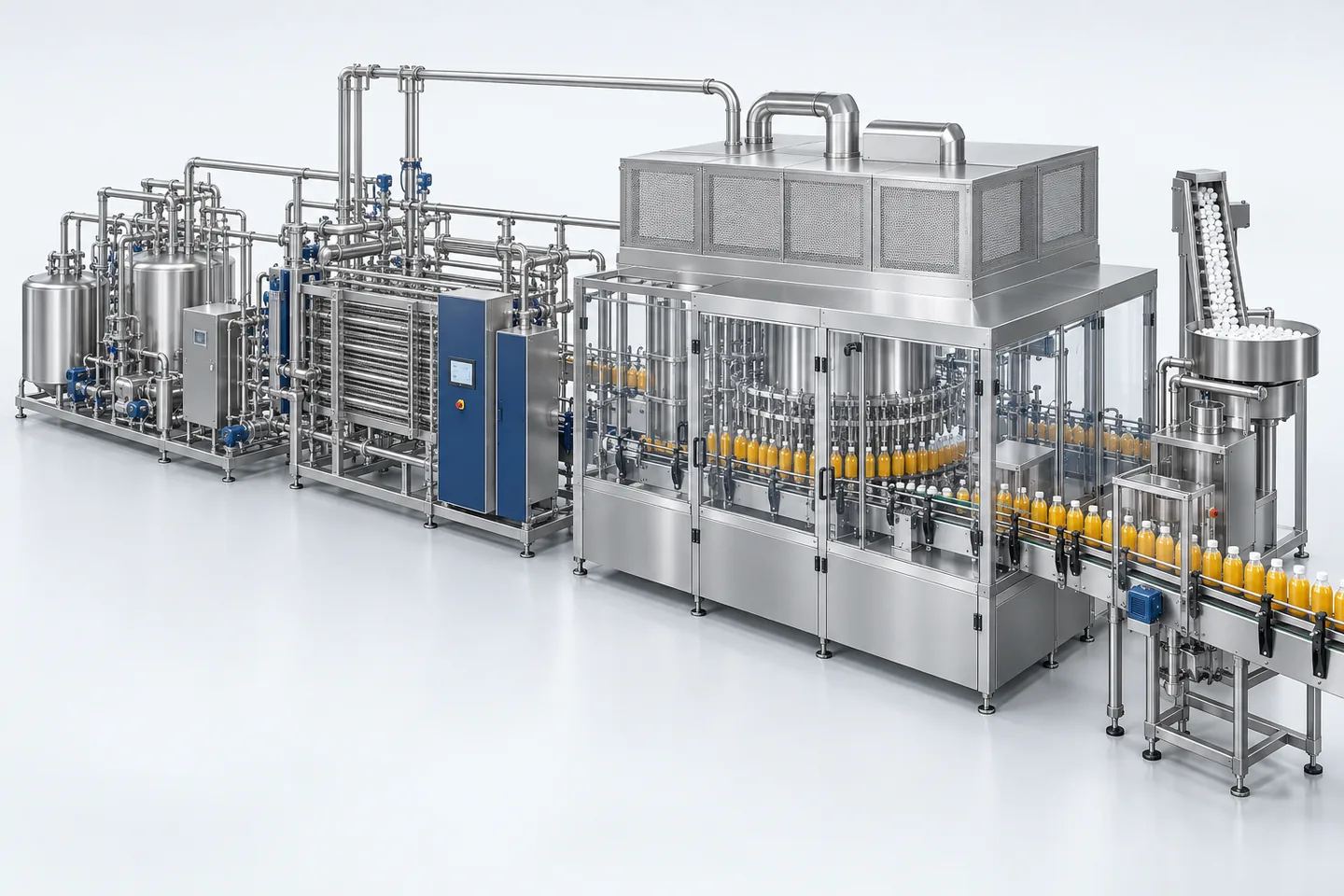 Aseptic Juice Bottling Plant — representative equipment illustration
