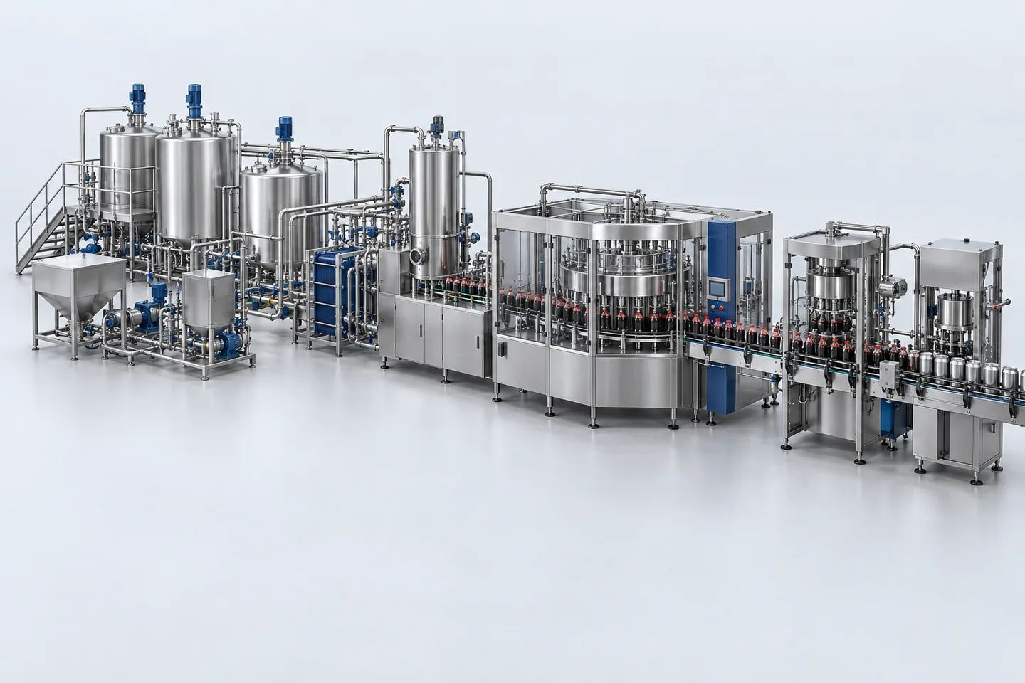 Cola Bottling Plant — representative equipment illustration