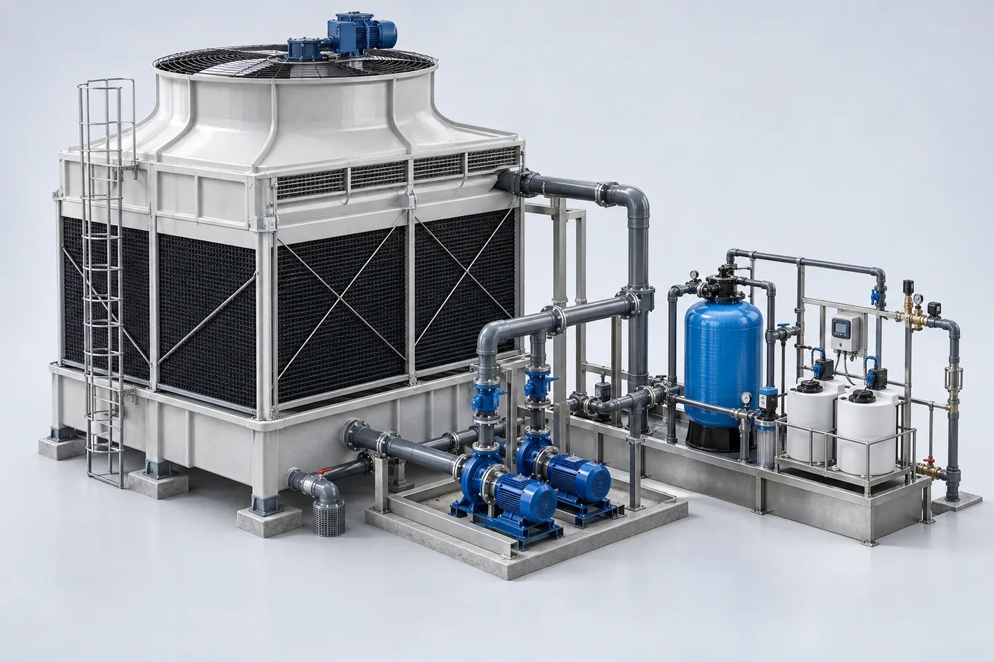 Cooling Tower & Circulation System — representative equipment illustration