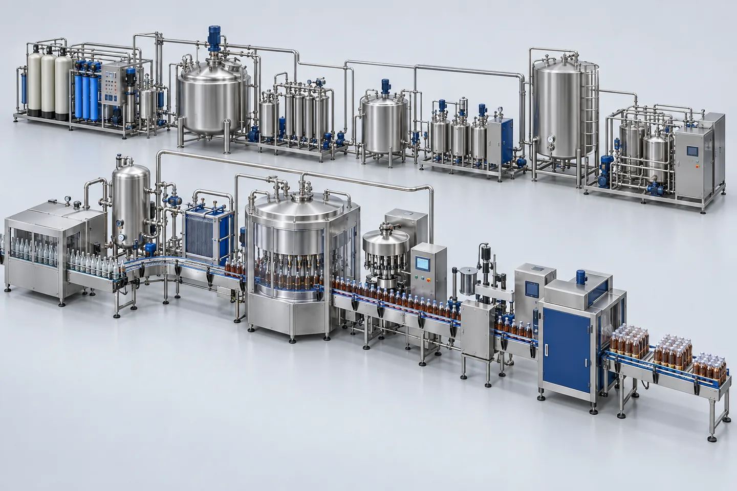 Jeera / Masala Soda Bottling Plant — representative equipment illustration