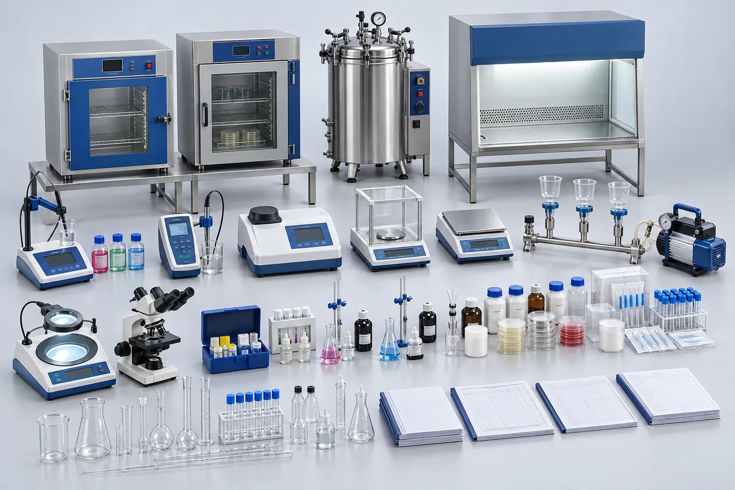 QC Laboratory Equipment Package (BIS Compliant) — representative equipment illustration
