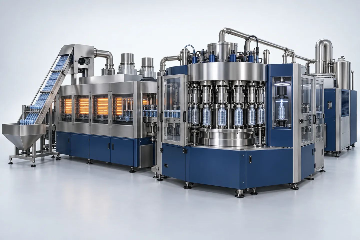 Rotary PET Blow Moulding Machine (8-Cavity) — representative equipment illustration