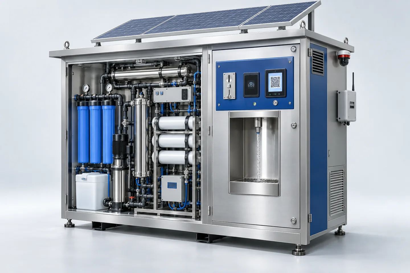 Water ATM / Bulk Water Dispensing Unit — representative equipment illustration