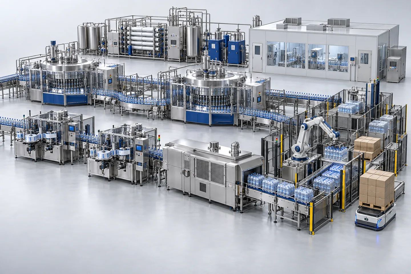 480 BPM Industrial Mega Mineral Water Plant — representative equipment illustration