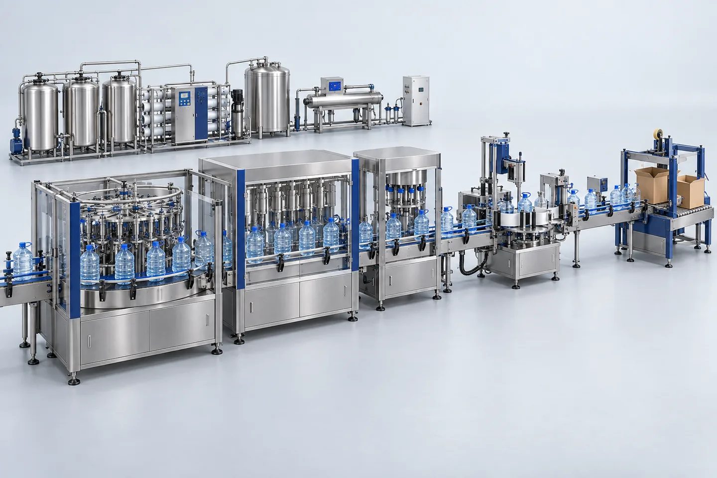 5L / 10L Home-Pack Water Bottling Line — representative equipment illustration
