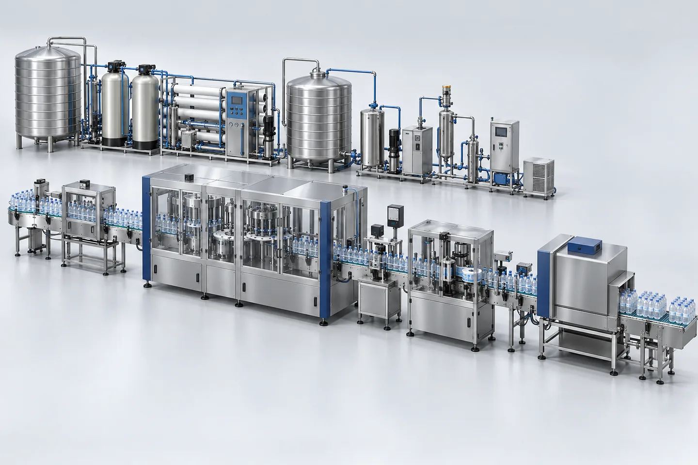 Mineral Water Plants equipment — representative illustration