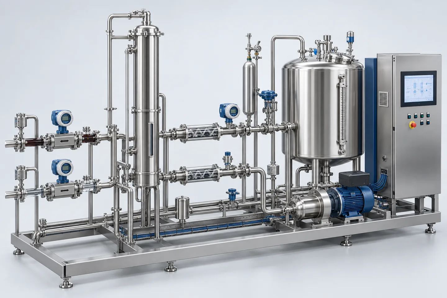 Blending & Proportioning System — representative equipment illustration