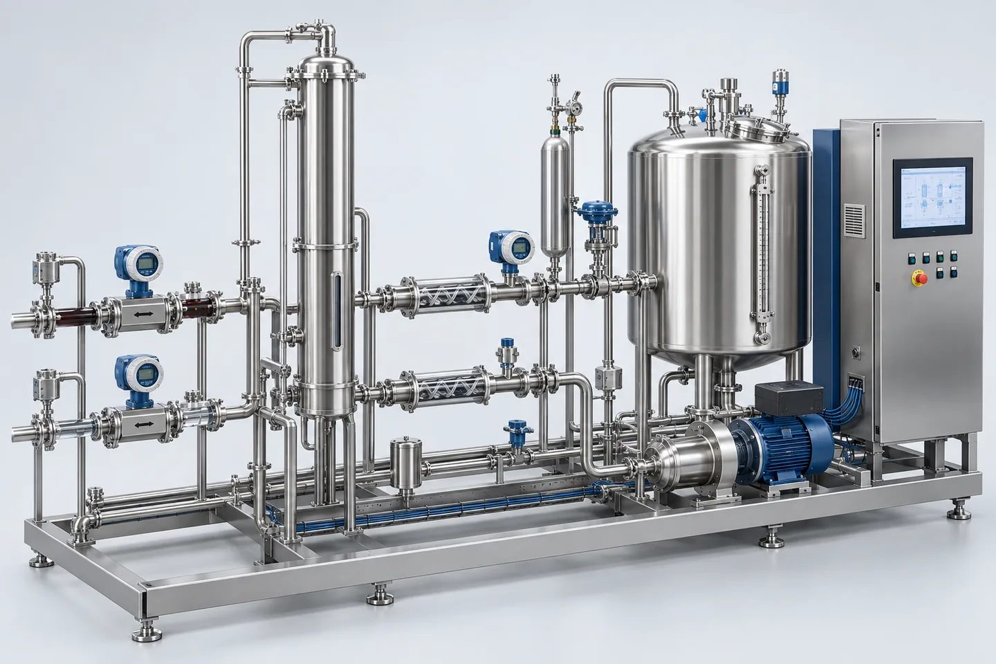 Blending & Proportioning System — representative equipment illustration