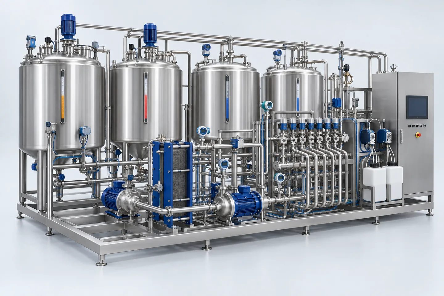 CIP (Clean-in-Place) System — representative equipment illustration