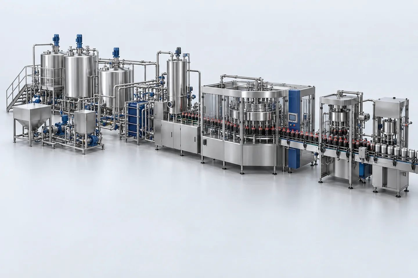 Cola Bottling Plant — representative equipment illustration