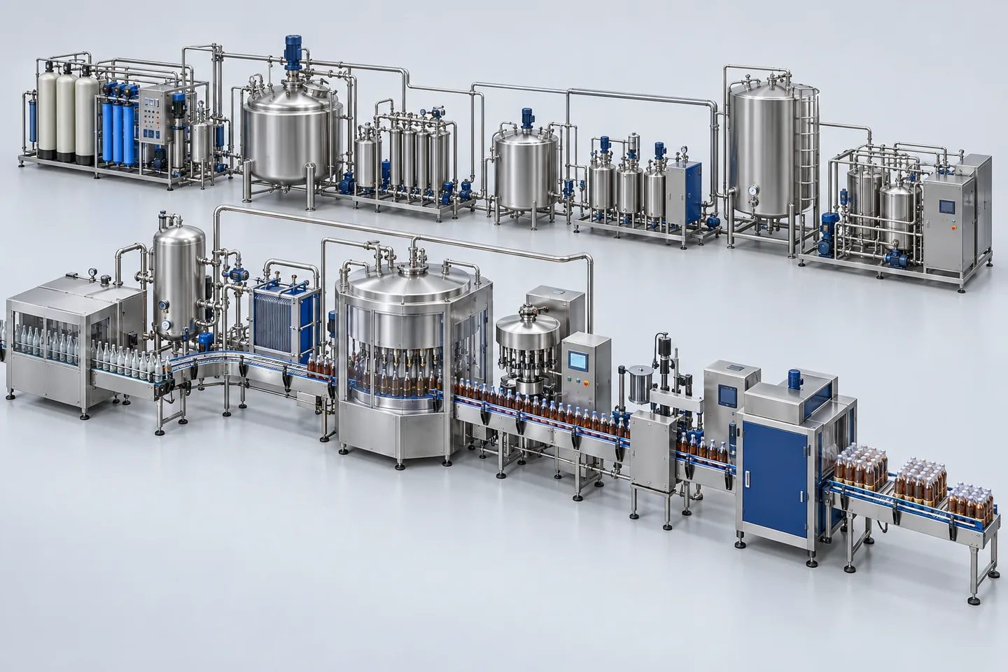 Jeera / Masala Soda Bottling Plant — representative equipment illustration