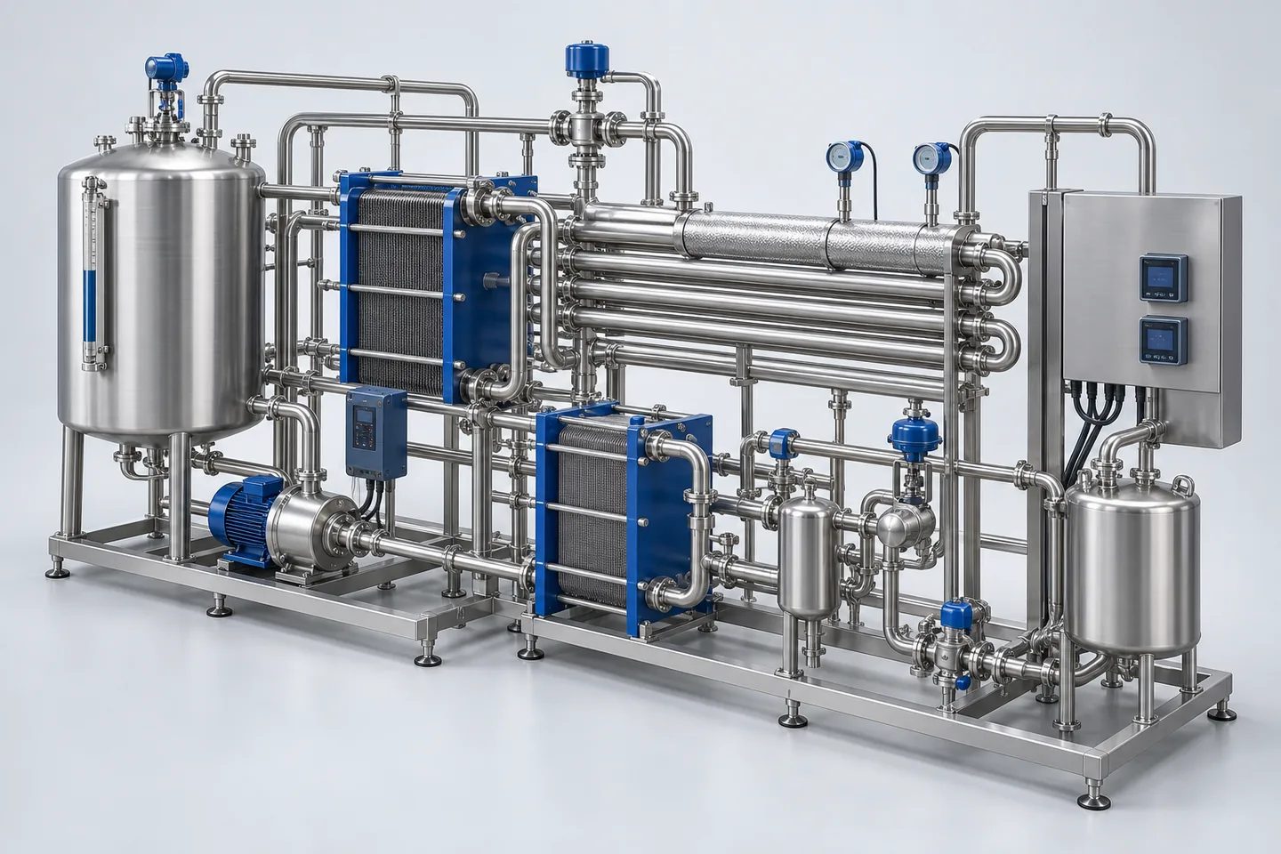Beverage Pasteuriser (Tubular & Plate) — representative equipment illustration