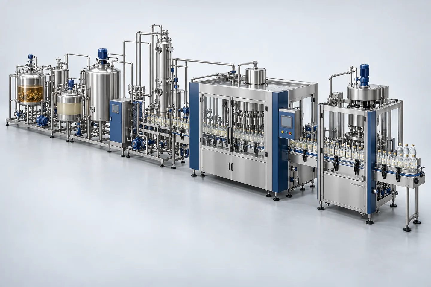 Tonic Water / Premium Mixer Plant — representative equipment illustration